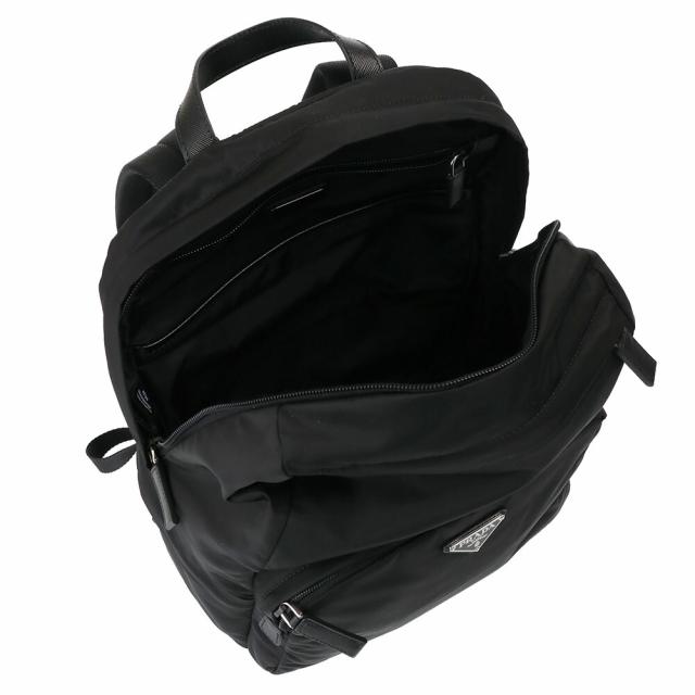 プラダ PRADA Re-Nylon xサフィアーノレザー バックパック リナイロン リサイクルナイロン サフィアーノレザー 型押しレザー リュックサック デイパック 2VZ104[並行輸入/海外正規品/返品可]★クーポン5%OFF_7