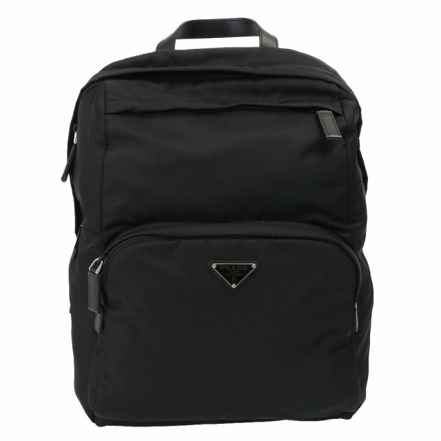 プラダ PRADA Re-Nylon xサフィアーノレザー バックパック リナイロン リサイクルナイロン サフィアーノレザー 型押しレザー リュックサック デイパック 2VZ104[並行輸入/海外正規品/返品可]★クーポン5%OFF_1