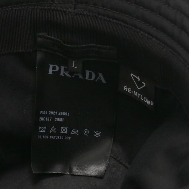 プラダ PRADA Re-Nylon バケットハット メンズ トライアングルロゴ リサイクルナイロン 帽子 ブラック 2HC137 TESSUTO 2DMI NERO [並行輸入/海外正規品/返品可]★クーポン5%OFF_6