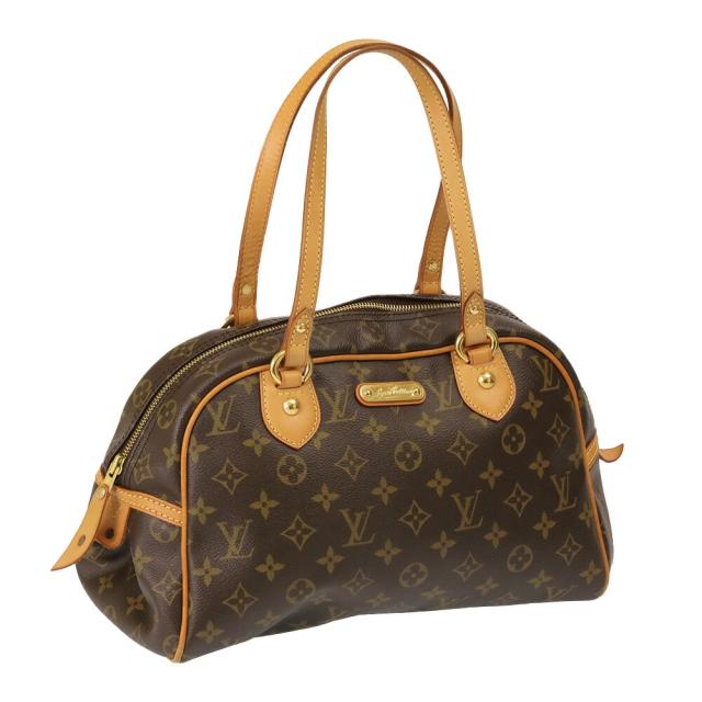 【タイムセール&クーポン5%OFF】 ルイ・ヴィトン／LOUIS VUITTON モントルグイユPMハンドバッグ(モノグラム) M95565／MONOGRAM／[中古][中古品-良い／B][返品無料]