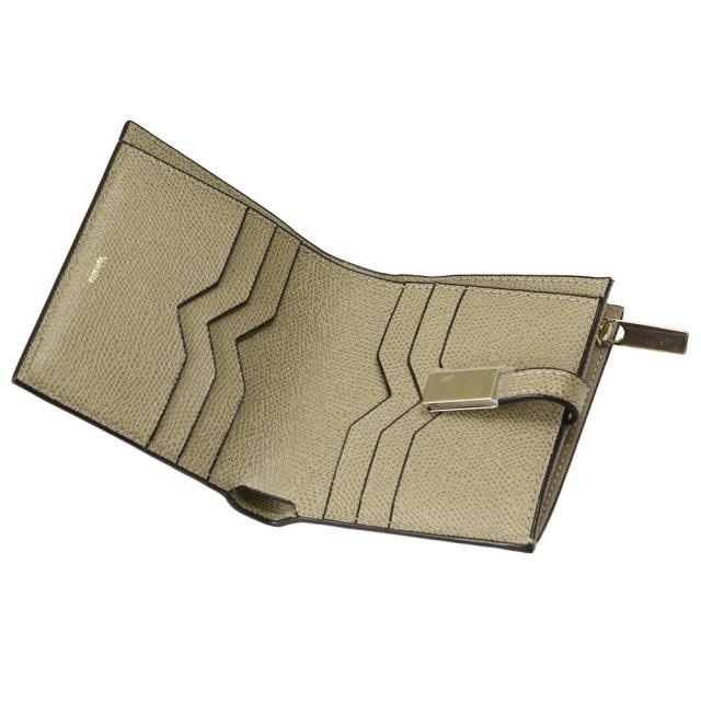 ヴァレクストラ Valextra 二つ折り財布 レザー GRIP SPRING
