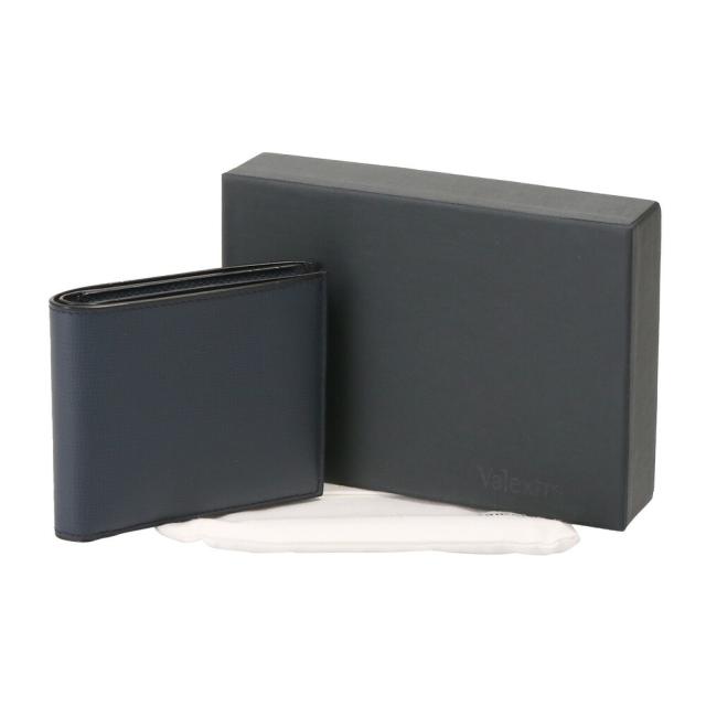 Valextra ネイビー 財布【保存袋・箱付き】 Valextra ネイビー 財布【保存袋・箱付き】