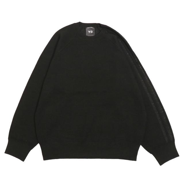 Y-3 ワイスリー 3S 袖ライン リラックスシルエット ウールニット M