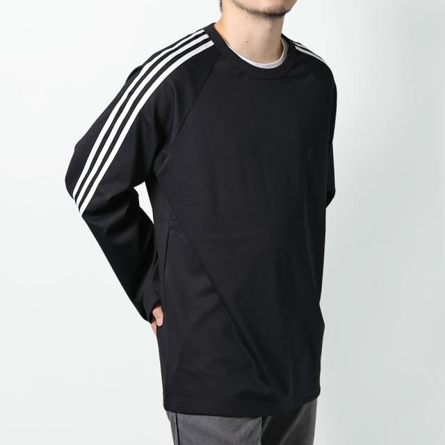 アディダス ワイスリー ADIDAS Y-3 Y-3 LONG SLEEVE TEE 3-STRIPES 長袖 クルーネック Tシャツ JW7351[並行輸入/海外正規品/返品可/サイズ交換可]★クーポン5%OFF_4