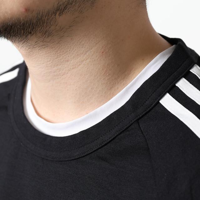 アディダス ワイスリー ADIDAS Y-3 Y-3 LONG SLEEVE TEE 3-STRIPES 長袖 クルーネック Tシャツ JW7351[並行輸入/海外正規品/返品可/サイズ交換可]★クーポン5%OFF_5