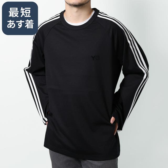 トップス Y-3 3 STRIPE PACKABLE LONG SLEEVE TEE M Y-3 Yohji