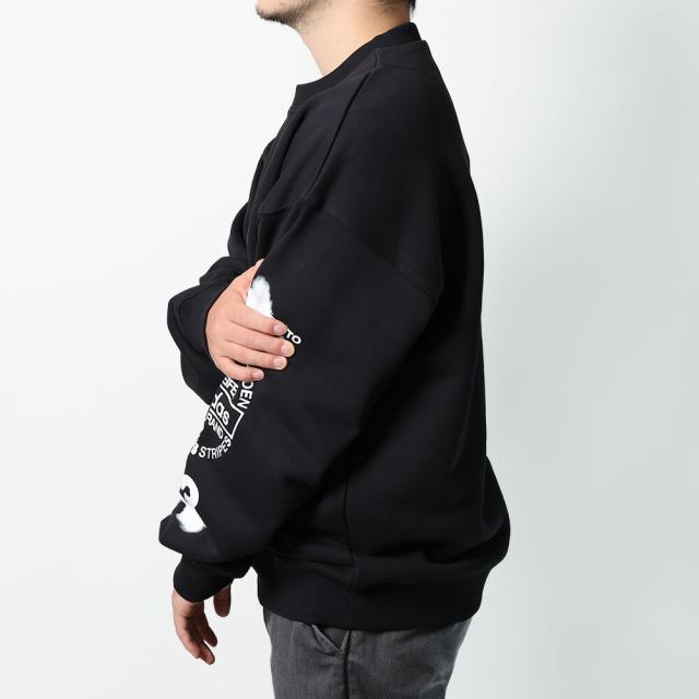 アディダス ワイスリー adidas Y-3 Y-3 GRAPHIC CREW SWEAT グラフィック クルースウェット 長袖 プルオーバー トレーナー JX4749[並行輸入/海外正規品/返品可/サイズ交換可]★クーポン5%OFF_2