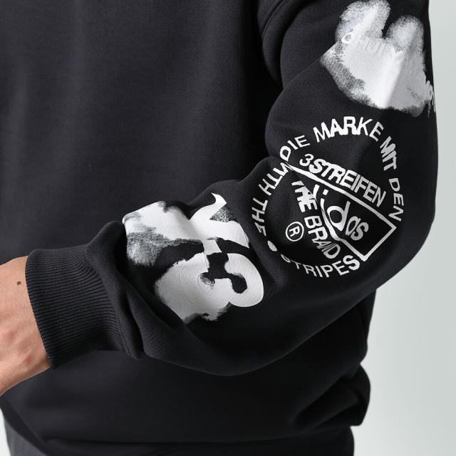 アディダス ワイスリー adidas Y-3 Y-3 GRAPHIC CREW SWEAT グラフィック クルースウェット 長袖 プルオーバー トレーナー JX4749[並行輸入/海外正規品/返品可/サイズ交換可]★クーポン5%OFF_5