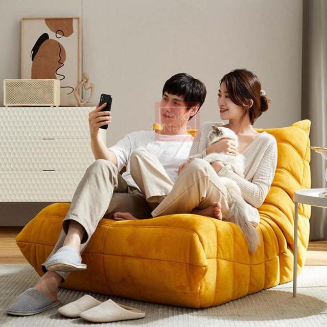 ビーンバッグチェア ソファ ビーンバッグチェア、レイジーソファチェア人間工学に基づいた背もたれ