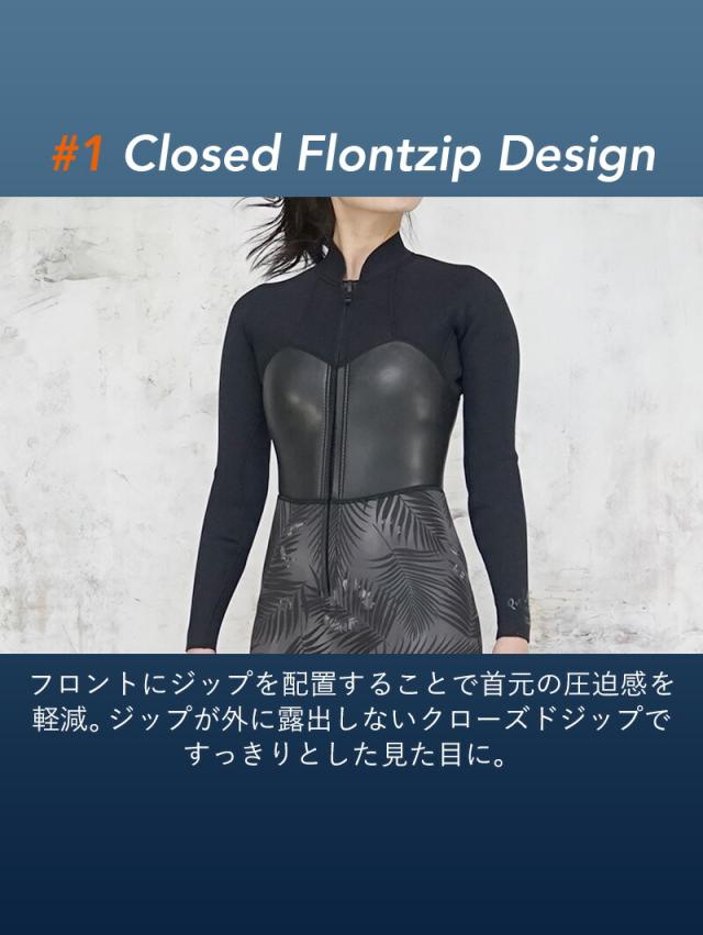 フルスーツ 3×2mm ウェットスーツ レディース スーパーストレッチ ジャージ 運動性 耐久性 日本人サイズ サーフィン SUP ダイビング シュノーケリング ヘレイワホ HeleiWaho POPLIFEシリーズ