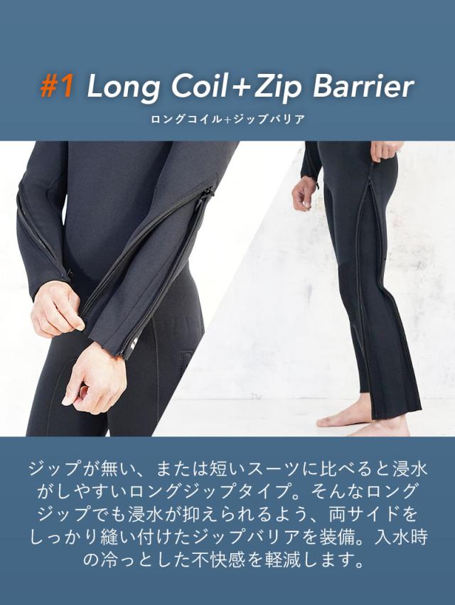 フルスーツ 5×4mm ウェットスーツ メンズ ロングファスナー 手足首ファスナー付 ストレッチ ジャージ 着脱性 保温 サーフィン SUP ダイビング シュノーケリング ヘレイワホ HeleiWaho CLASSICシリーズ 海水浴 ビーチアイテム 海遊び