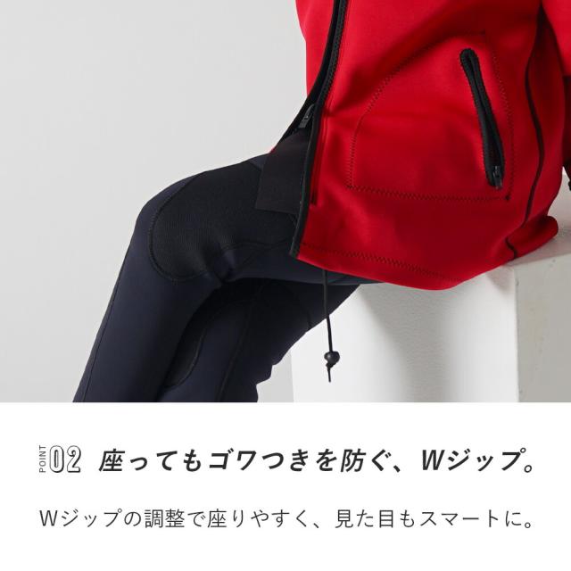 ウェットスーツ コート メンズ レディース 防寒 防風 防水（撥水） 保温 厚手 ジャージ素材 ネオプレーン フード付き アウター ジャケット マリン アウトドア ダイビング サーフィン 釣り バイク SUP ボートコート マリンコート The Standard スタンダード