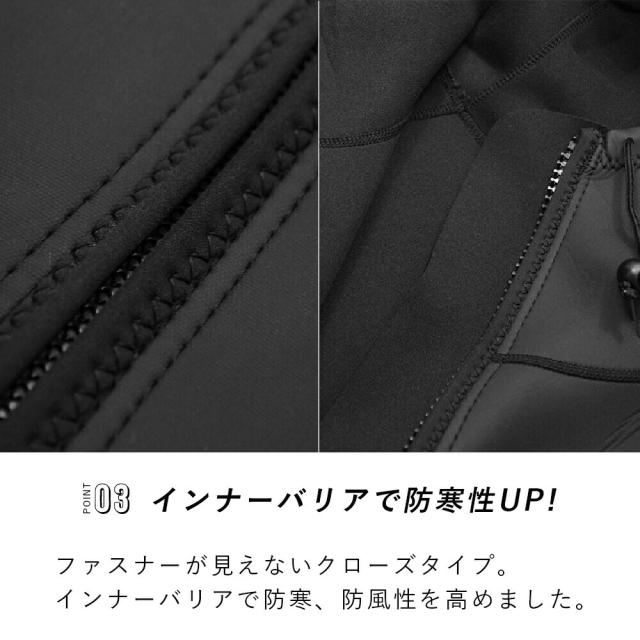 ウェットスーツ コート メンズ レディース 防寒 防風 防水（撥水） 厚手 スキン素材 ネオプレーン フード付き アウター ジャケット マリン アウトドア ダイビング サーフィン 釣り バイク SUP ボートコート マリンコート The Standard スタンダード