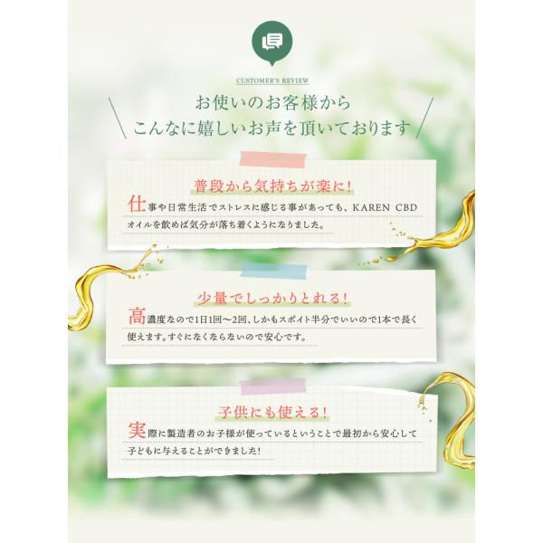 KAREN 20% CBD OIL CBD2000mg 10ml 2個セット 高濃度 有機オイル 国内製造 ブロードスペクトラム 高品質 健康 オイル サプリメント ギフト_2