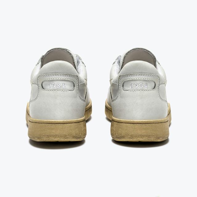 Diadora (ディアドラ) MI BASKET LOW USED ホワイト ユニセックス スニーカー HERITAGEコレクション_4
