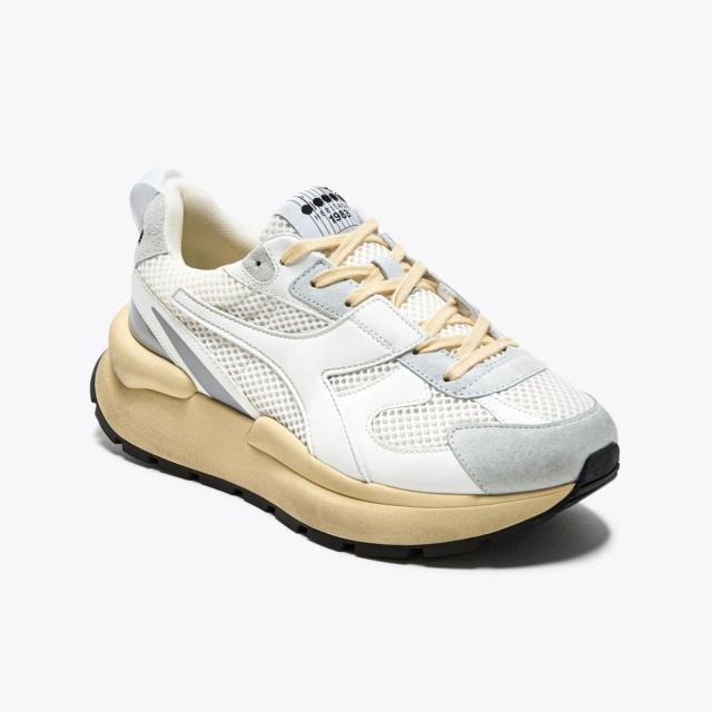 Diadora (ディアドラ) MERCURY ELITE URBAN WN ホワイト レディース スニーカー HERITAGEコレクション_3