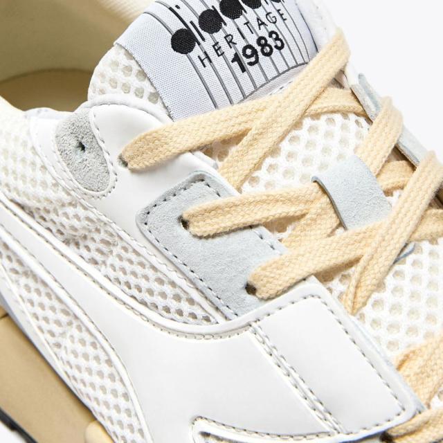 Diadora (ディアドラ) MERCURY ELITE URBAN WN ホワイト レディース スニーカー HERITAGEコレクション_2