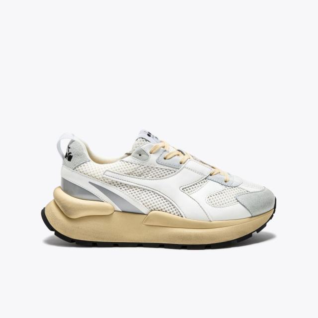 Diadora (ディアドラ) MERCURY ELITE URBAN WN ホワイト レディース スニーカー HERITAGEコレクション