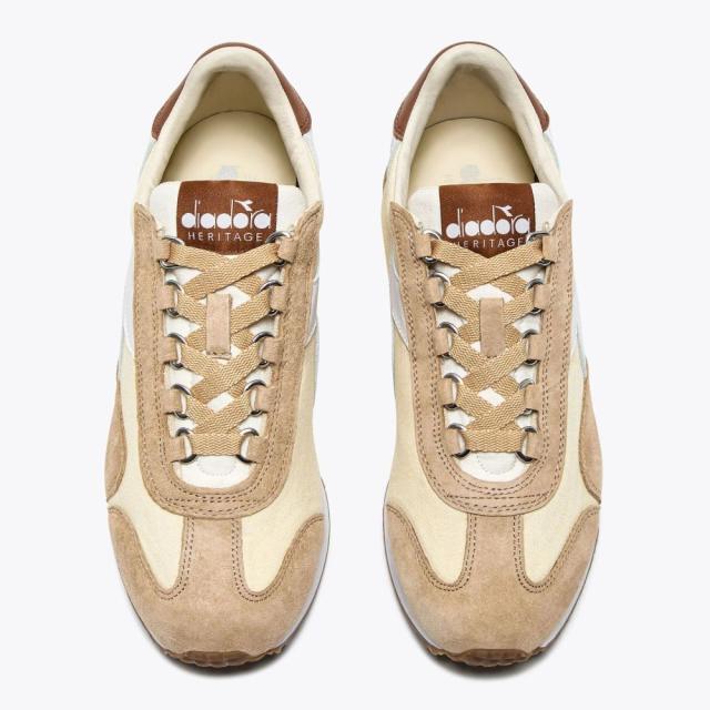 Diadora (ディアドラ) EQUIPE CANVAS SW EVO ベージュ ユニセックス スニーカー HERITAGEコレクション_1