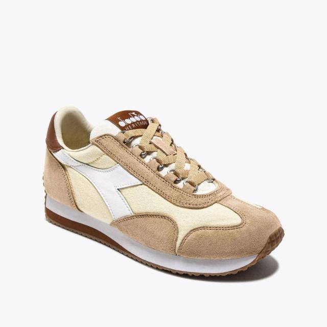 Diadora (ディアドラ) EQUIPE CANVAS SW EVO ベージュ ユニセックス スニーカー HERITAGEコレクション_3