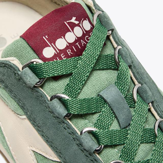 Diadora (ディアドラ) EQUIPE CANVAS SW EVO グリーン ユニセックス スニーカー HERITAGEコレクション_2