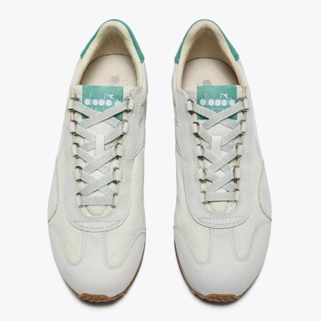 Diadora (ディアドラ) EQUIPE CANVAS SW EVO ホワイト ユニセックス スニーカー HERITAGEコレクション_1