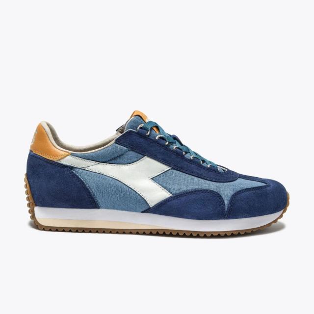 Diadora (ディアドラ) EQUIPE CANVAS SW EVO ブルー ユニセックス スニーカー HERITAGEコレクション
