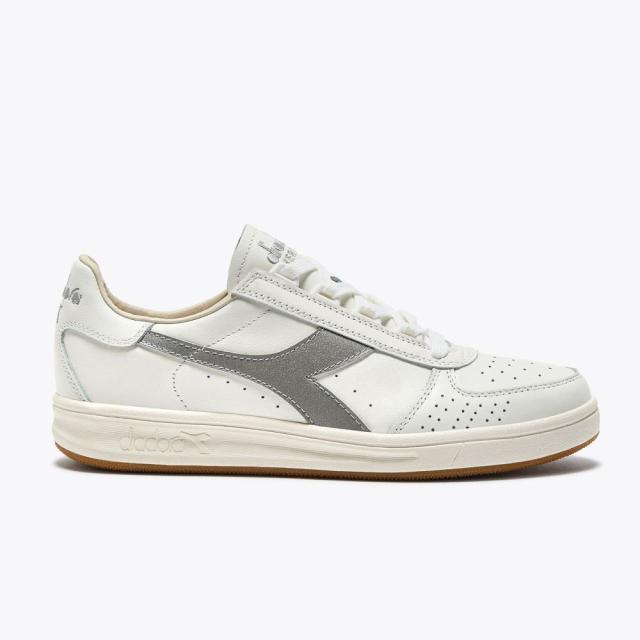 Diadora (ディアドラ) B.ELITE '84 ホワイト シルバー ユニセックス スニーカー HERITAGEコレクション