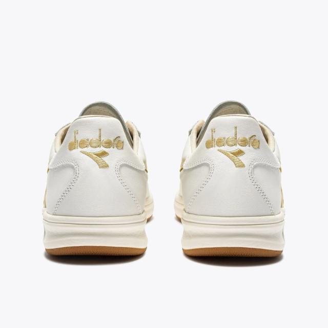 Diadora (ディアドラ) B.ELITE '84 ホワイト ゴールド ユニセックス スニーカー HERITAGEコレクション_6