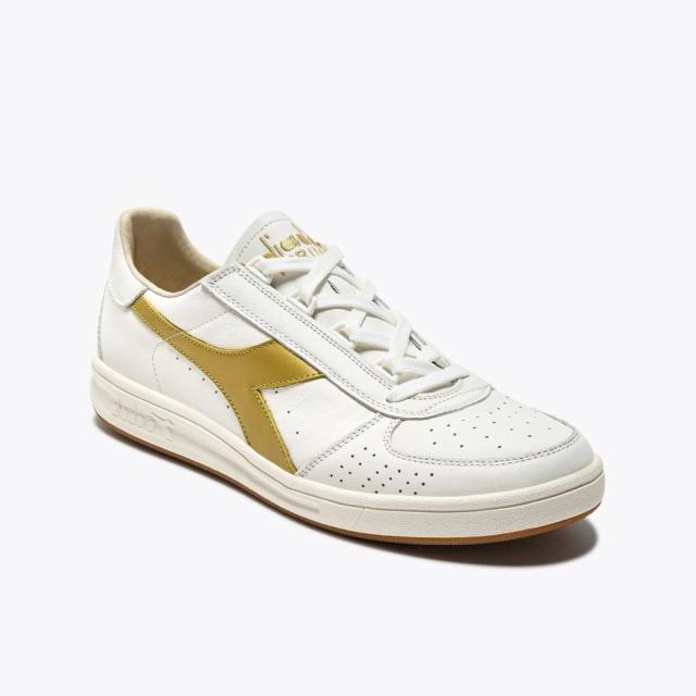 Diadora (ディアドラ) B.ELITE '84 ホワイト ゴールド ユニセックス スニーカー HERITAGEコレクション_3