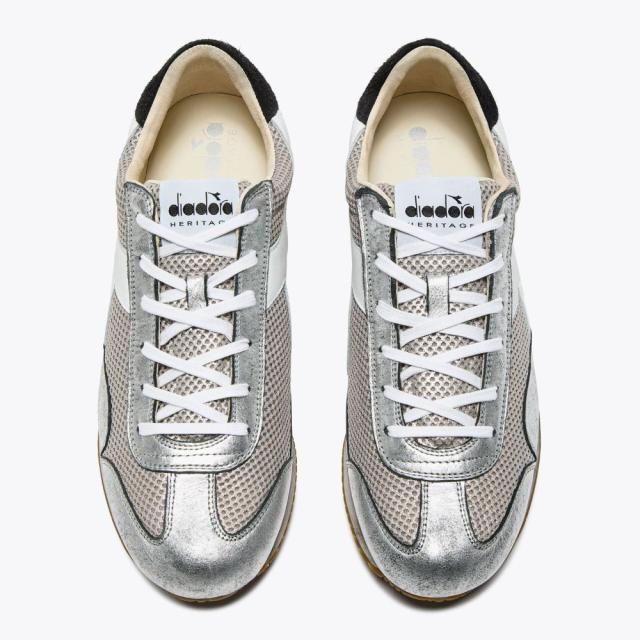 Diadora (ディアドラ) EQUIPE STELLAR SW シルバー ユニセックス スニーカー HERITAGEコレクション_1