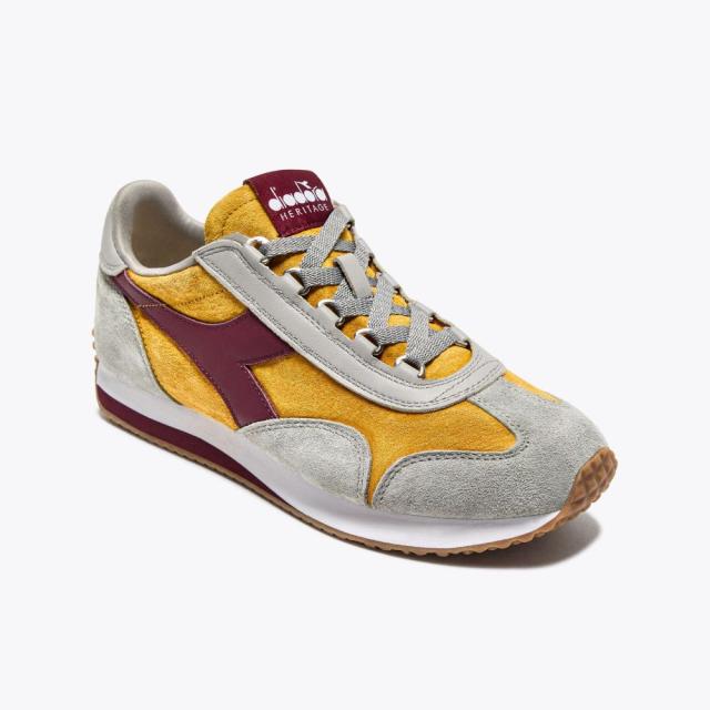 Diadora (ディアドラ) EQUIPE '75 SW イエロー ユニセックス スニーカー HERITAGEコレクション_3