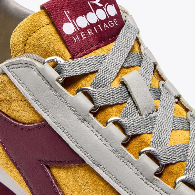 Diadora (ディアドラ) EQUIPE '75 SW イエロー ユニセックス スニーカー HERITAGEコレクション_2