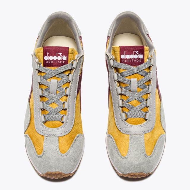 Diadora (ディアドラ) EQUIPE '75 SW イエロー ユニセックス スニーカー HERITAGEコレクション_1