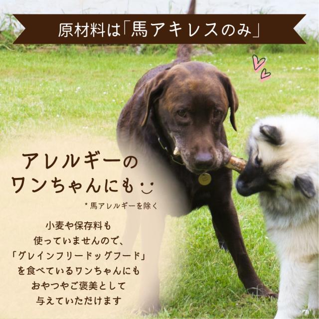 馬アキレス ショート 厚め 400g 約15〜17本程度 l 国内生産 無添加 無着色 l 犬 おやつ ジャーキー 馬アキレス腱 太い 厚 太 小型犬 中型犬 ドライ 馬 アキレス アキレス腱 馬肉 ドッグフード 歯みがき ご褒美 ペットレア l 1〜３営業日で発送予定_6