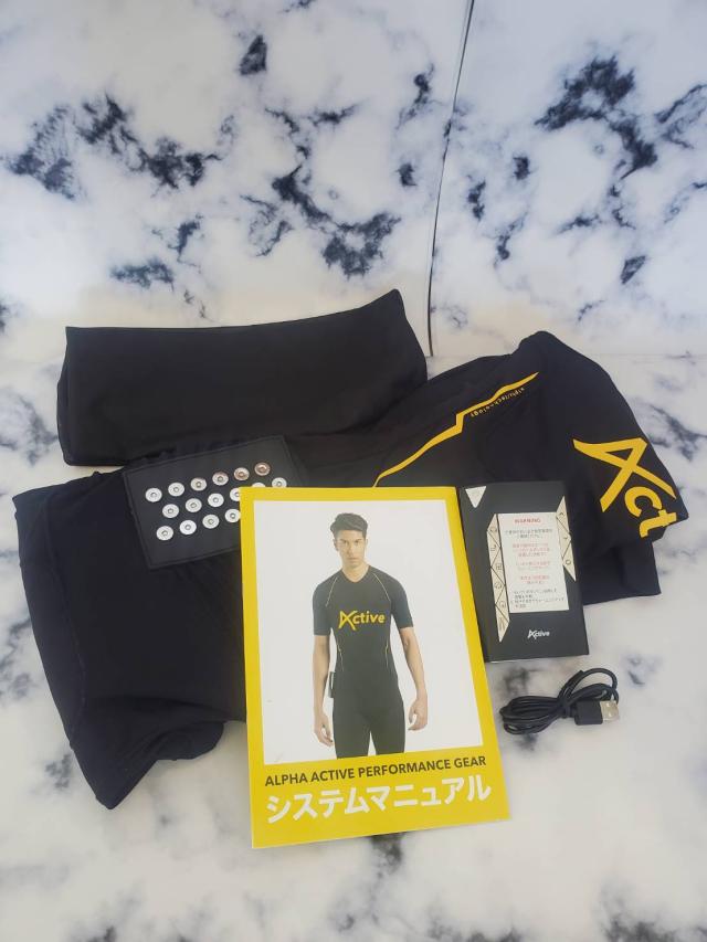 着るだけジム】 全身EMSスーツ Active EMS？パフォーマンスギア XS