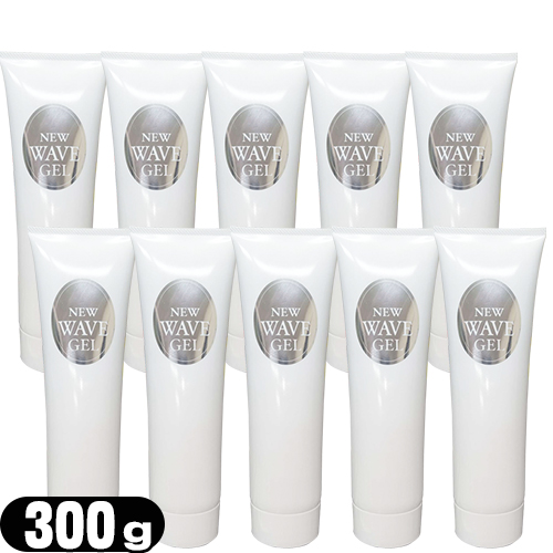 「あす着」ニューウェーブジェル(NEW WAVE GEL) 300g ×10個セット - スーパーEMS(SUPER EMS)専用。長時間水分をキープし通電効率を高め、肌に潤いを与えます。「業務用」「超音波・高周波美顔器専用」「送料無料」