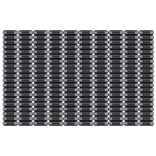 「あす着」ホテルアメニティ ヘアゴム 個包装なし/バルク品 業務用 ヘア黒ゴム (リングゴム ブラック ヘアーゴム)  32mm × 2000個セット - 結んだ跡もつきにくい仕様。温泉・銭湯・サウナ・スポーツジム。「ヘアーゴム」