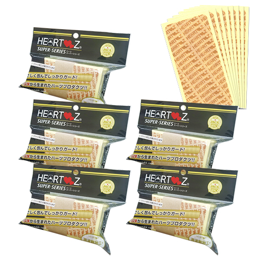 「即日発送」HEARTZ(ハーツ) ハーツスーパーシール ベタ貼りタイプ 100枚入(100シート)×5個セット 「徳用サイズ」「肩/腰/脚など広範囲で使用したいときに」「送料無料」