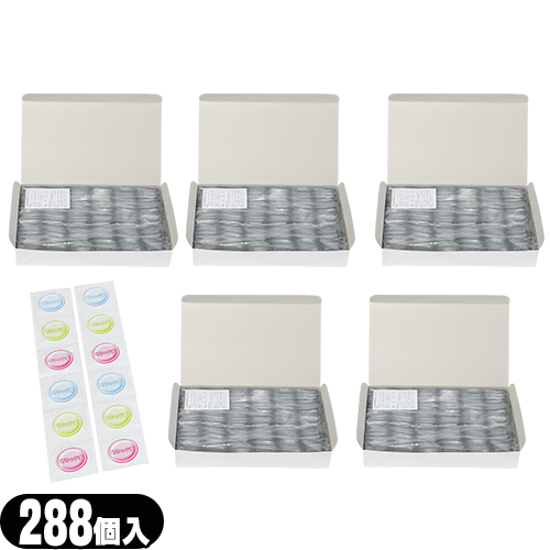 ◆(あす着)(男性向け避妊用コンドーム)不二ラテックス めちゃうす業務用 288個入 ×5箱セット (送料無料)
