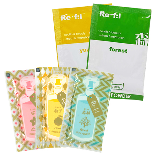 【あす着】【浴用化粧料/入浴剤】リフール(Re･f:l) 20g 200包入x3箱(計600包)(アソート可能) 【送料無料】 浴用化粧料/入浴剤)リフール(Re・f:l) 20g 200包入x3箱(計