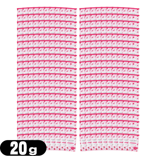 業務用 桜バスパウダー (SAKURA Bath Powder) 桜のかおり 20g×400個セット - 保湿成分(うるおい成分)サクラエキス、ヒアルロン酸、コラーゲン、アーモンド油配合。(ホテルアメニティ)(入浴剤)(パウチ)(送料無料)(DT)