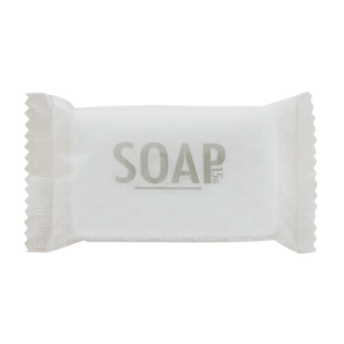 (ホテルアメニティ)(化粧石けん･固形石鹸)(個包装)マスターソープ(MASTER SOAP) W･A ピロー包装 (15g) x300個セット (送料無料)(DT)_1