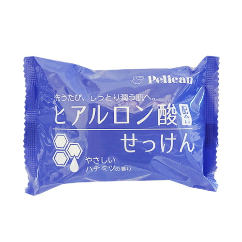 ◆ペリカン石鹸 モイスチャ—ソープ 75g x96個セット (桃の葉･アロエ･ヒアルロン酸せっけんより選択) - マイルドな洗い上がりのモイスチャーソープ。(植物性石けん素地使用)(送料無料) ◇ペリカン石鹸 モイスチャ—ソープ 75g x96個セット (桃の葉・アロエ