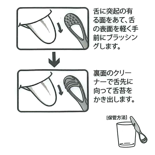 タンクリーナー (TONGUE CLEANER)×500個セット - 舌掃除に、表裏両面使える舌クリーナー。突起ブラシと舌苔かき出し。(ホテルアメニティ)(舌ブラシ)(個包装タイプ)(送料無料)(DT)_3