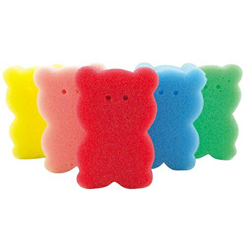 アニマルスポンジ クマさん (ANIMAL SPONGE BEAR) 色は当店おまかせ！くまさんスポンジ ×250個セット - ボディスポンジ、バススポンジ、キッチンスポンジ(ホテルアメニティ)(個包装)(DT)_2