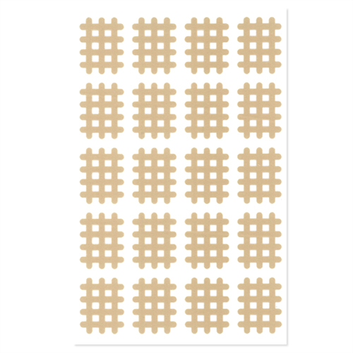 (即日発送)スパイラルの田中 エクセル スパイラルテープ　Aタイプ（20ピース）業務用：40シート(800ピース)  - 打ち抜きタイプの伸縮性粘着テーピング。 即日発送)スパイラルの田中 エクセル スパイラルテープ Aタイプ（20