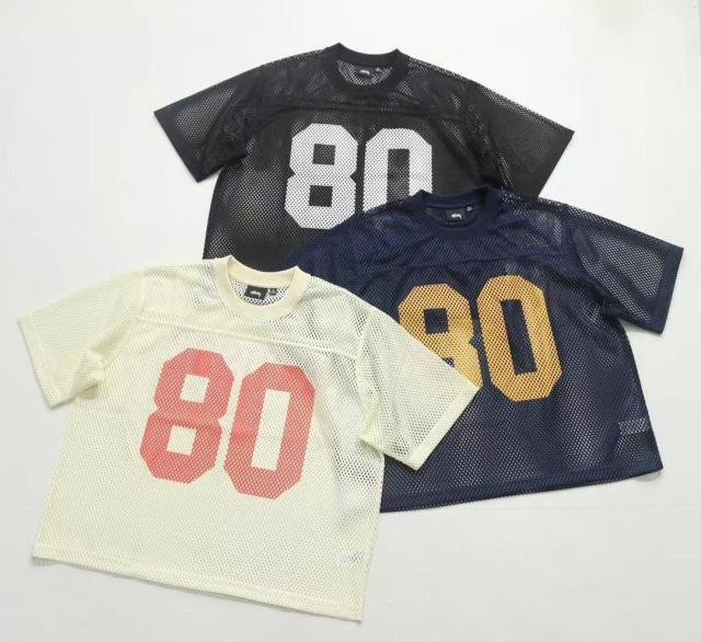 STUSSY TEAM JERSEY 80 ステューシー ブラック メッシュ STUSSY TEAM