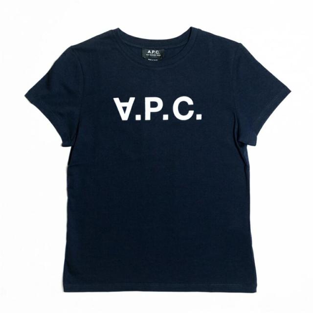 A.P.C Tシャツ VPC COLOR W'S T-SHIRT COBQX F26944 レディース DARK NAVY IAK アー?ペー?セー A.P.C Tシャツ VPC COLOR W'S T-SHIRT COBQX F26944 レディース DARK
