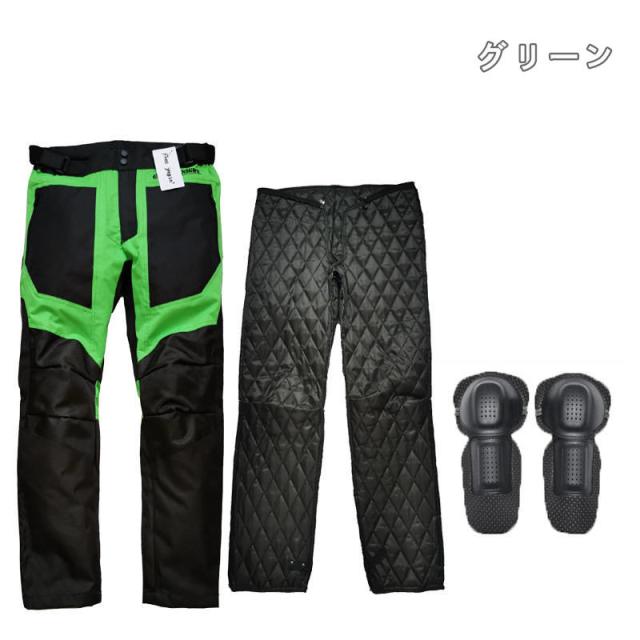 バイクパンツ ライダーパンツ プロテクター付き ジーンズ バイクウェア オートバイ 膝パッド メンズ レーシングパンツ 転倒防護 膝当て防水防風保温 耐久 耐衝撃_4
